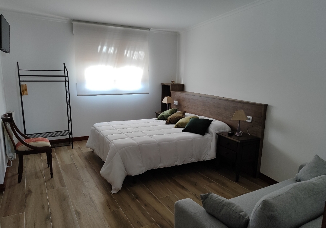 Detalle de jardín y terraza